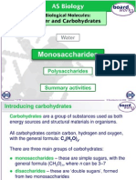 Monosaccharides Disaccharides