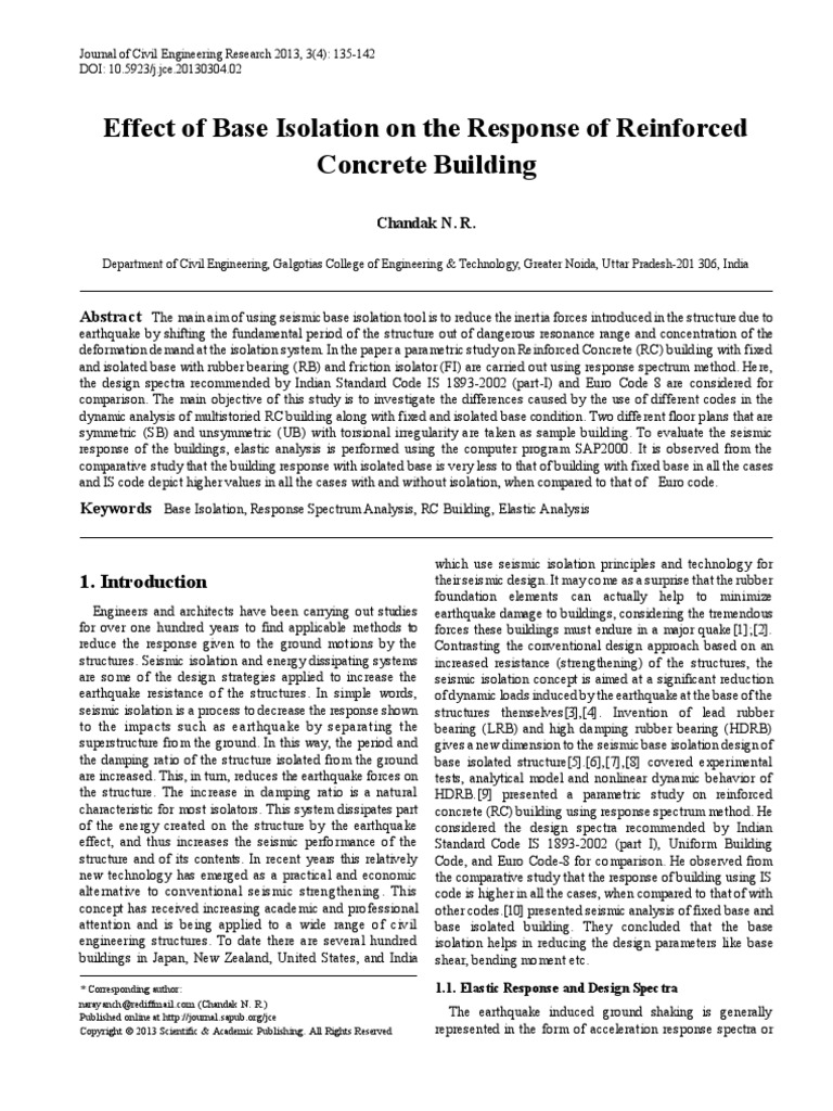 Response of RC Buildings | PDF