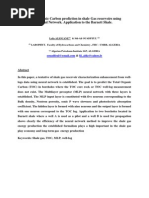 Total Organic Carbon Prediction in Shale Gas Reservoirs Using