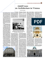 Adolf Loos and Modern Architecture in Vienna: Kobi Ben-Meir