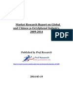 Market Research Report On Global and Chinese P-Octylphenol Industry, 2009-2014