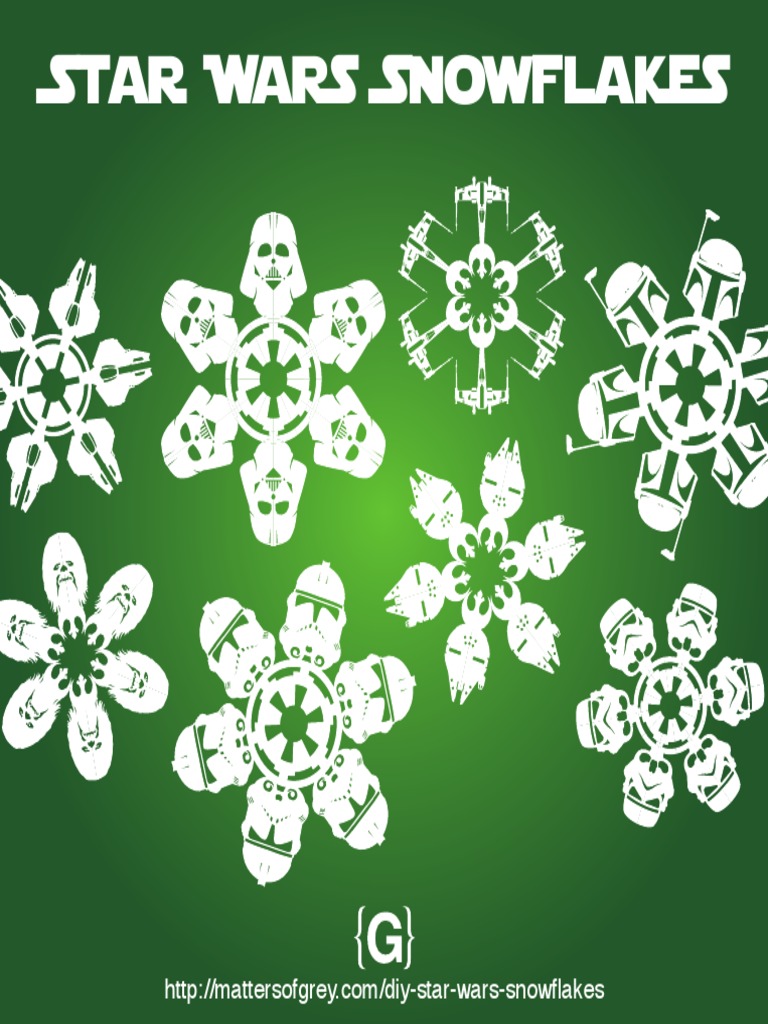 Star Wars Snowflakes