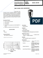 SHURE 98 108 Microfono