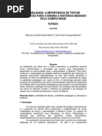 Usabilidade- A Importância de Testar Interfaces Para o Ensino a Distância Mediado Pelo Computador