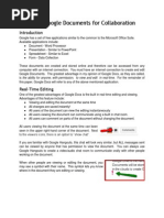 Collaboration With Google Docs