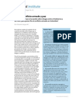 Drogas, Conflicto Armado y Paz ¿Qué Aportes Hace El Acuerdo Sobre Drogas Entre El Gobierno y Las FARC para Poner Fin Al Conflicto Armado en Colombia?