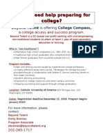 Do You Need Help Preparing For College?