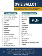 2015ballot For Movies Downtown