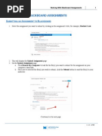 Working With Blackboard Assignments