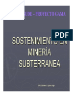 Sostenimiento en Mineria Subterranea