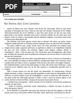 Ficha de Avaliação JAN - 4º Ano PORT I