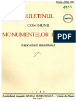 Buletinul Comisiunii Monumentelor Istorice 1933 Anul XXVI PDF