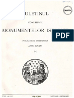 Buletinul Comisiunii Monumentelor Istorice 1943 1944 Anul XXXVI XXXVII