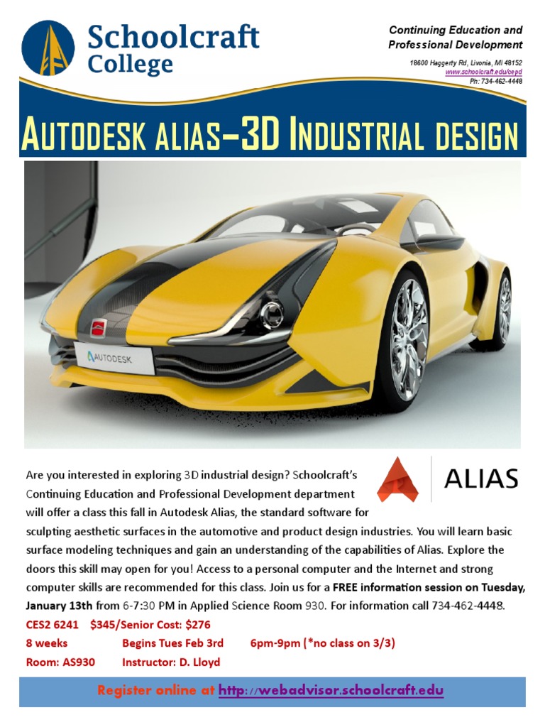 Autodesk Alias 3D Design Course | PDF