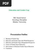Education and Gender Gap