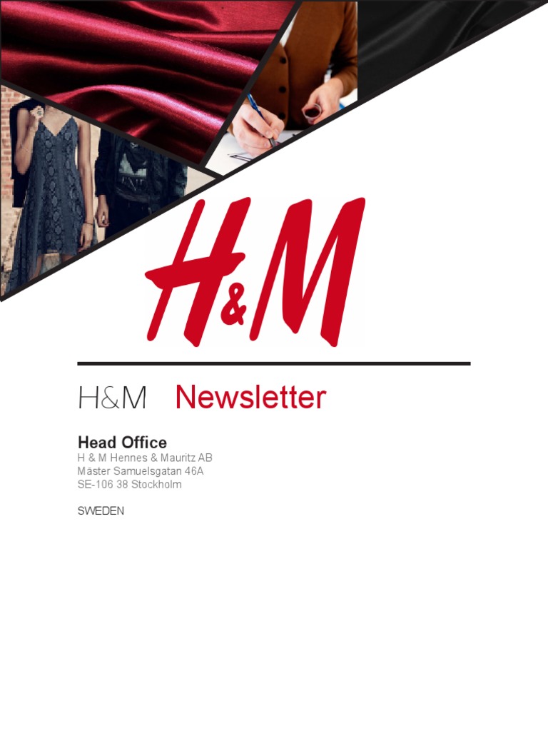 hm newsletter compilededited | H&M | Supply Chain