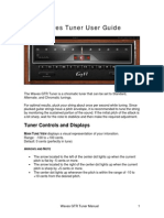 Waves Tuner User Guide: Tuner Controls and Displays