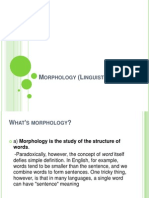 Orphology Inguistics