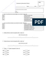 Evaluación de Matemática 3 Dec