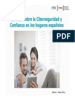 Estudio Sobre La Ciberseguridad y Confianza en Los Hogares Espanoles Octubre 14 PDF