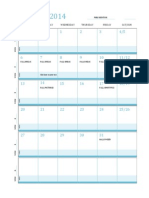 temp calendar october2014