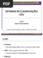 Classes Básicas da CDU