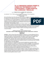 43 Decisión 291 de La Comunidad Andina Sobre El Regimen Comun de Tratamiento a Los Capitales Extranjeros y Sobre Marcas, Patentes, Licencias y Regalias