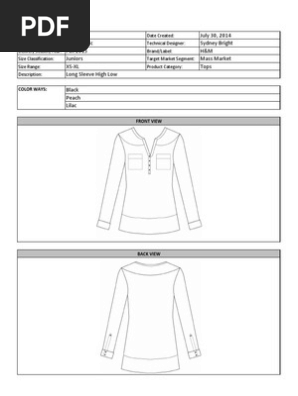 knit top tech pack