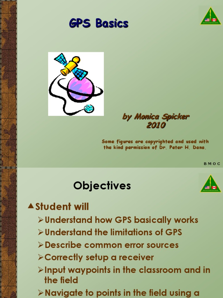 GPS Basics PDF Infographics Navigation