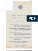 Pamphlet - Célébration Solennelle Diocésaine de la Fête de l'Assomption - 15 août 1951