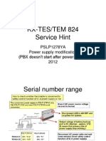 KX-T TES824 MODIFICACIÓN POWER