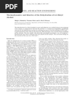 Industrial & Engineering Chemistry Research Volume 43 Issue 15 2004 [Doi 10.1021_ie049846s] Honkela, Maija L.; Ouni, Tuomas; Krause, A. Outi I. -- Thermodynamics and Kinetics of the Dehydration of Tert -Butyl Alcohol