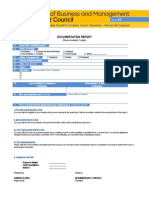 Form A2 Documentation Report SBMSC