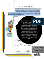 The Four Kinematic Equation Used in Solving Problems in UAM