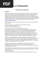 Download The Miracle of 19 Debunked by Doctor Jones SN24959698 doc pdf
