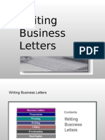 Writing Business Letters