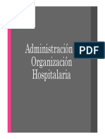 Administración y Organización Hospitalaria