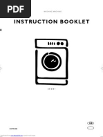 User Manual Electrolux Ew878f