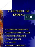 Cancerul de Esofag