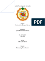 Metrologia y Normalizacion