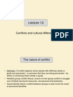 Lecture 12 - Culture Conflict