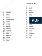 Spelling List 15 1. 2. 3. 4.