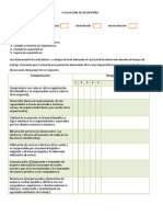 Evaluación de Desempeño