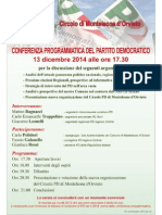 Conferenza Programmatica PD Monteleone Orvieto