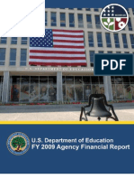 U.S. Department of Education - FY 2009 Agency Financial Report
