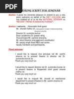 Anchoring Script For International Seminar Ifrs International Financial Reporting Standards