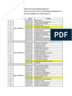 Pembagian Kelompok PEP