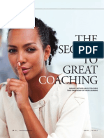 The Secret To Great Coaching