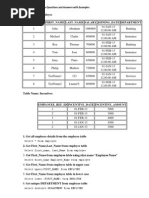 SQL Query Interview Questions and Answers With Examples