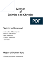 Merger of Daimler and Chrysler